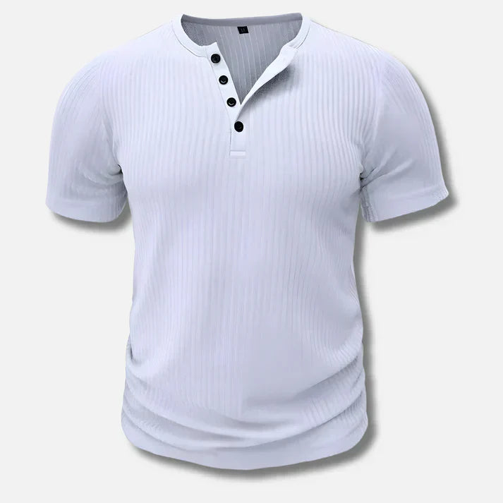 Men’s Short Sleeve Henley T-Shirt