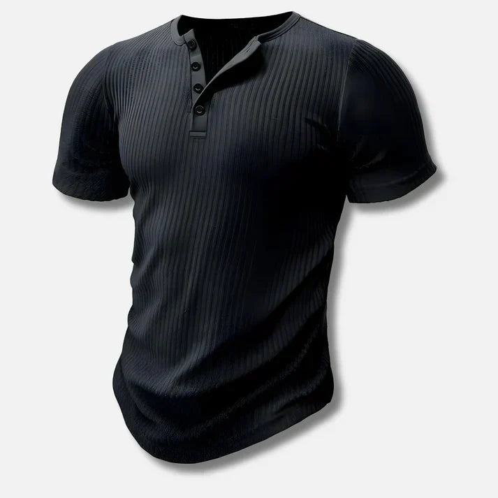 Men’s Short Sleeve Henley T-Shirt