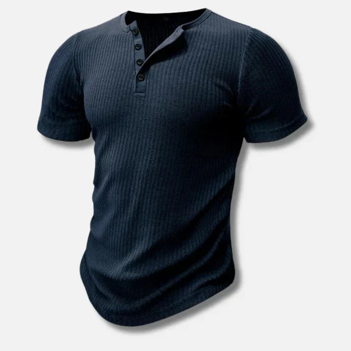 Men’s Short Sleeve Henley T-Shirt