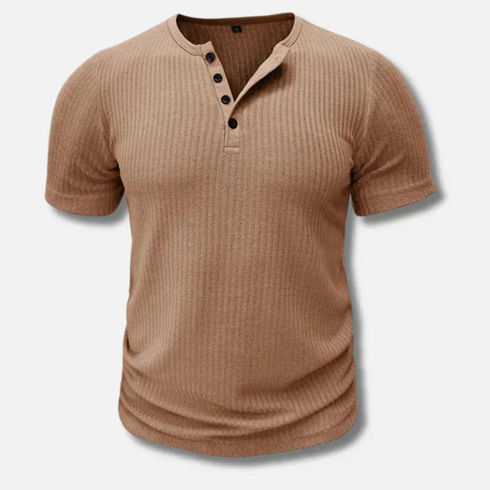 Men’s Short Sleeve Henley T-Shirt