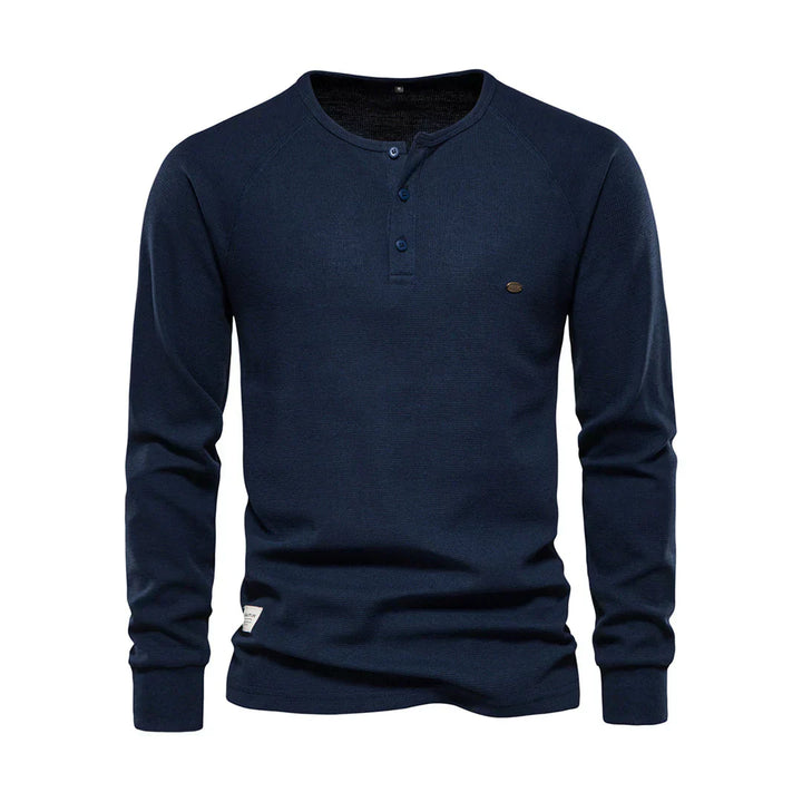 Men’s Long Sleeve Henley Shirt