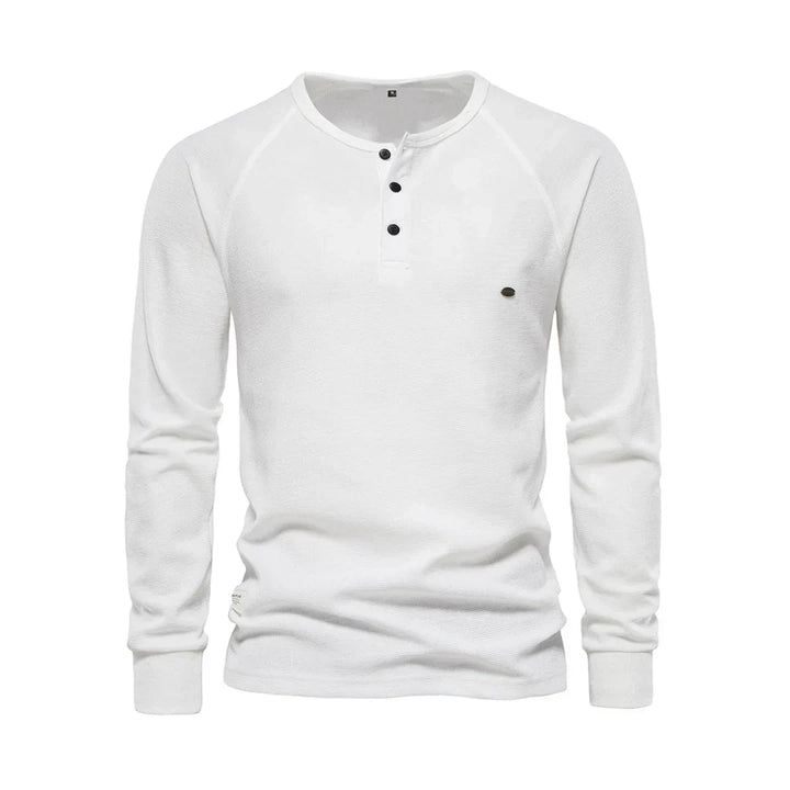 Men’s Long Sleeve Henley Shirt