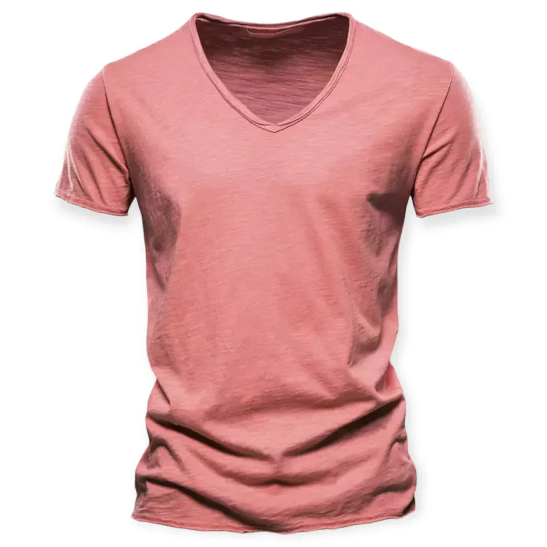 Men’s V-Neck Cotton T-Shirt