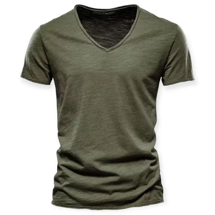 Men’s V-Neck Cotton T-Shirt