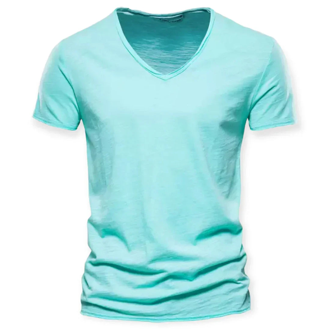 Men’s V-Neck Cotton T-Shirt